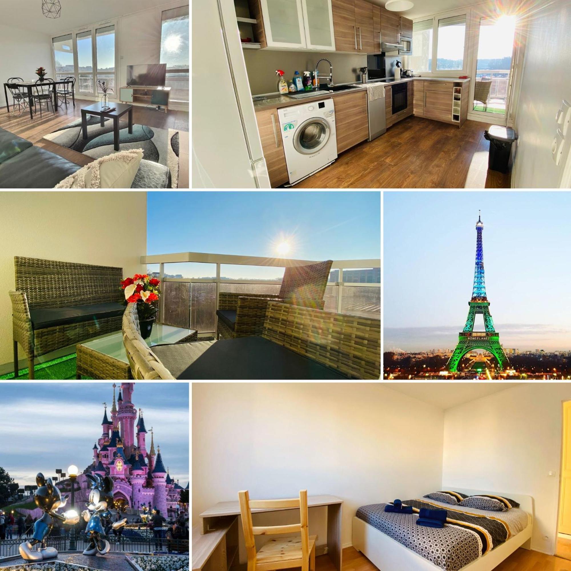 L'Appart Passerelle Paris Et Disney - Cozy Houses ノワジー＝ル＝グラン エクステリア 写真